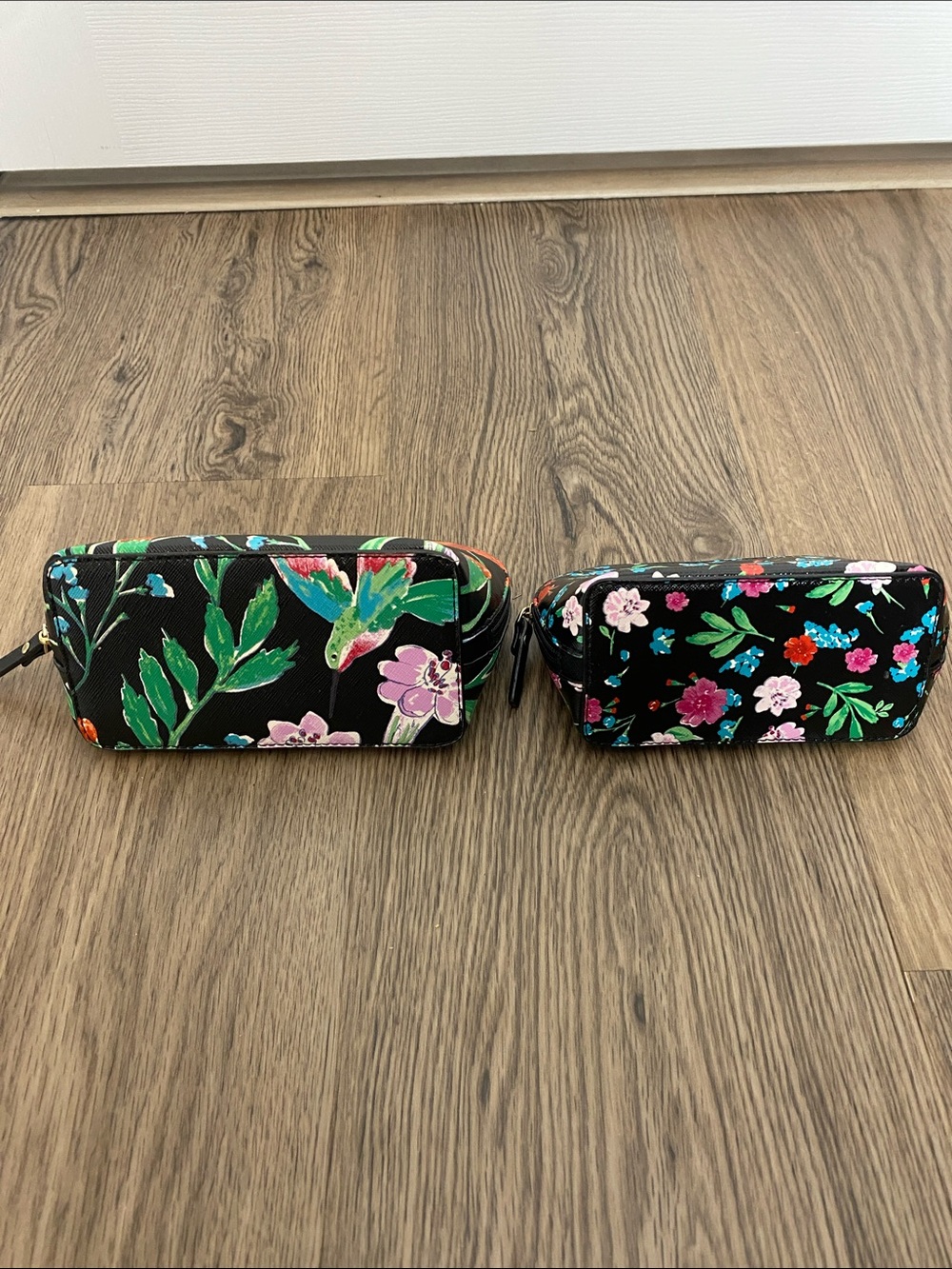 kate spade Floral Hummingbird Cosmetic Bag Duo Tropical Chic - Picture 12 of 16